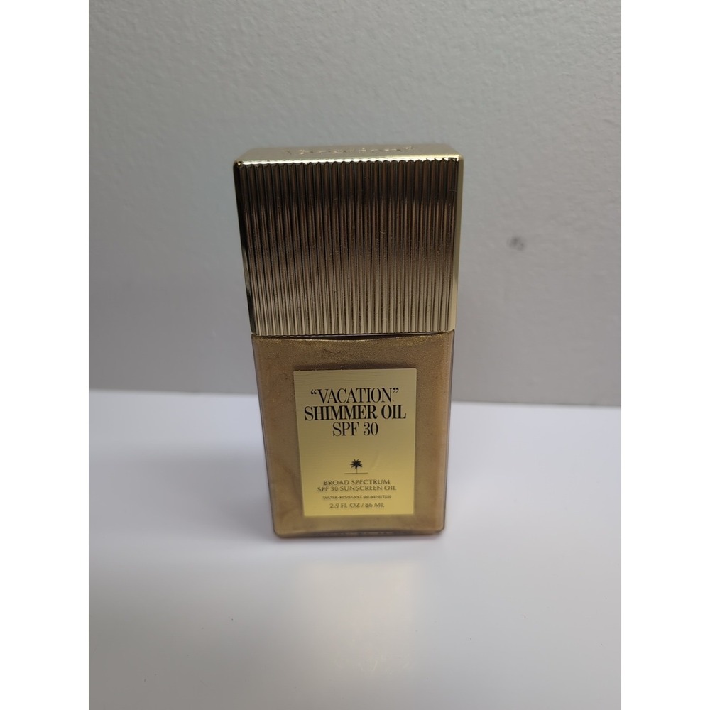 Amazing Scent "Vacation" Shimmer Oil SPF 30‎ Broad Spectrum Sunscreen Oil New